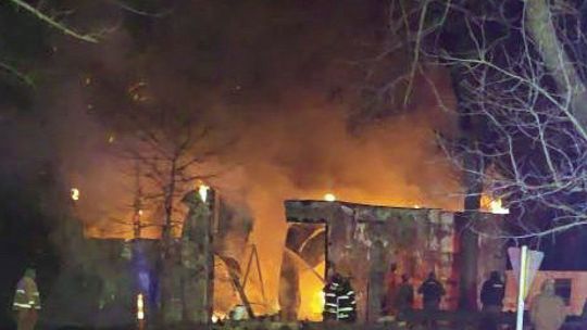 Structure Fire In Severy Last Saturday