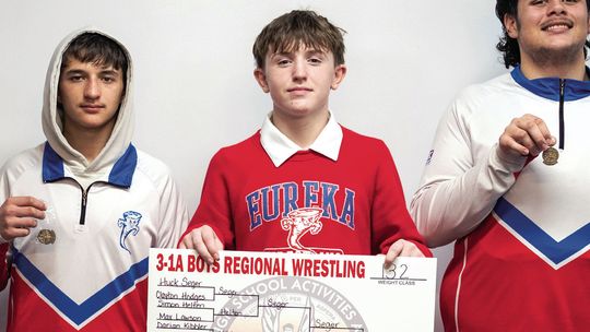 To Represent Eureka At 3-2-1A State Wrestling Tournament