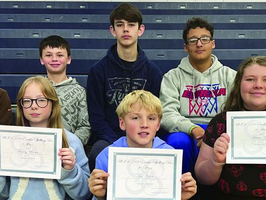Baxter Claimed Title At Eureka USD 389 District Spelling Bee