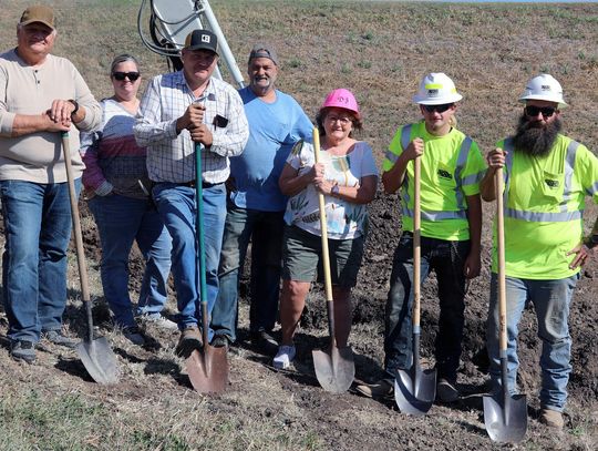 City Of Severy Broke Ground On New Water Plant Last Wednesday