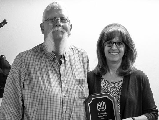 Commissioners Recognized Donna Olson For 40 Years Of Service