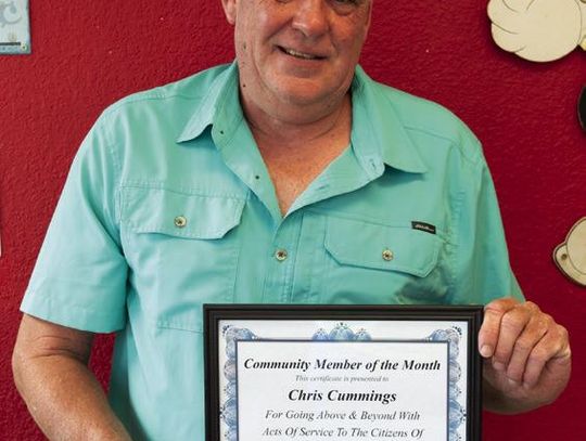 Cummings Named Community Member Of The Month