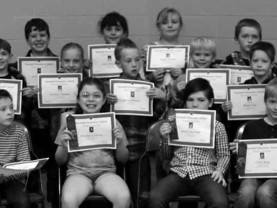 First Nine-Weeks Honor Rolls Announced For Marshall Elementary School