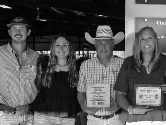 Johnsons Honored As “Friends Of The Fair” Prior To Annual Livestock Sale