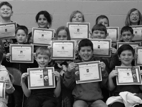 Marshall Elementary Honor Rolls Announced