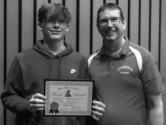 Presented With Band Award