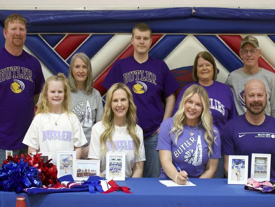 Signed Letter Of Intent To Cheer For Butler Community College