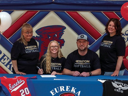 Signed Letter Of Intent With Hesston College Softball