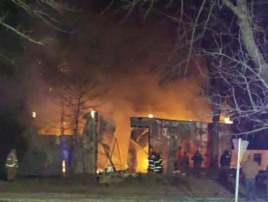 Structure Fire In Severy Last Saturday