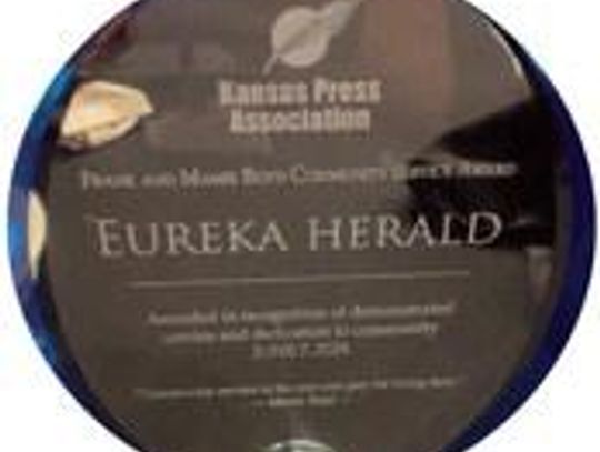 The Eureka Herald Named Boyd Community Service Award Recipient At KPA Awards Of Excellence Celebration