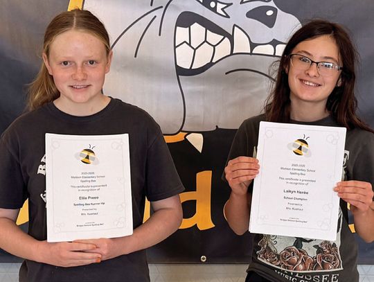 To Represent Madison/Virgil USD 386 At County Spelling Bee