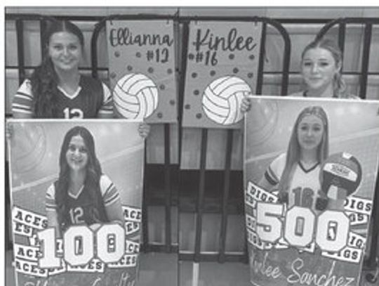 Tornado Volleyball Recognized Seniors
