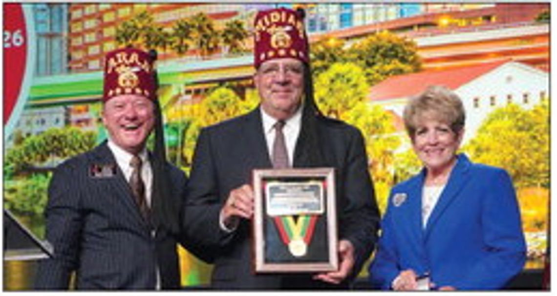 Awarded Imperial Potentate’s Award Of Merit Awarded Imperial Potentate’s Award Of Merit