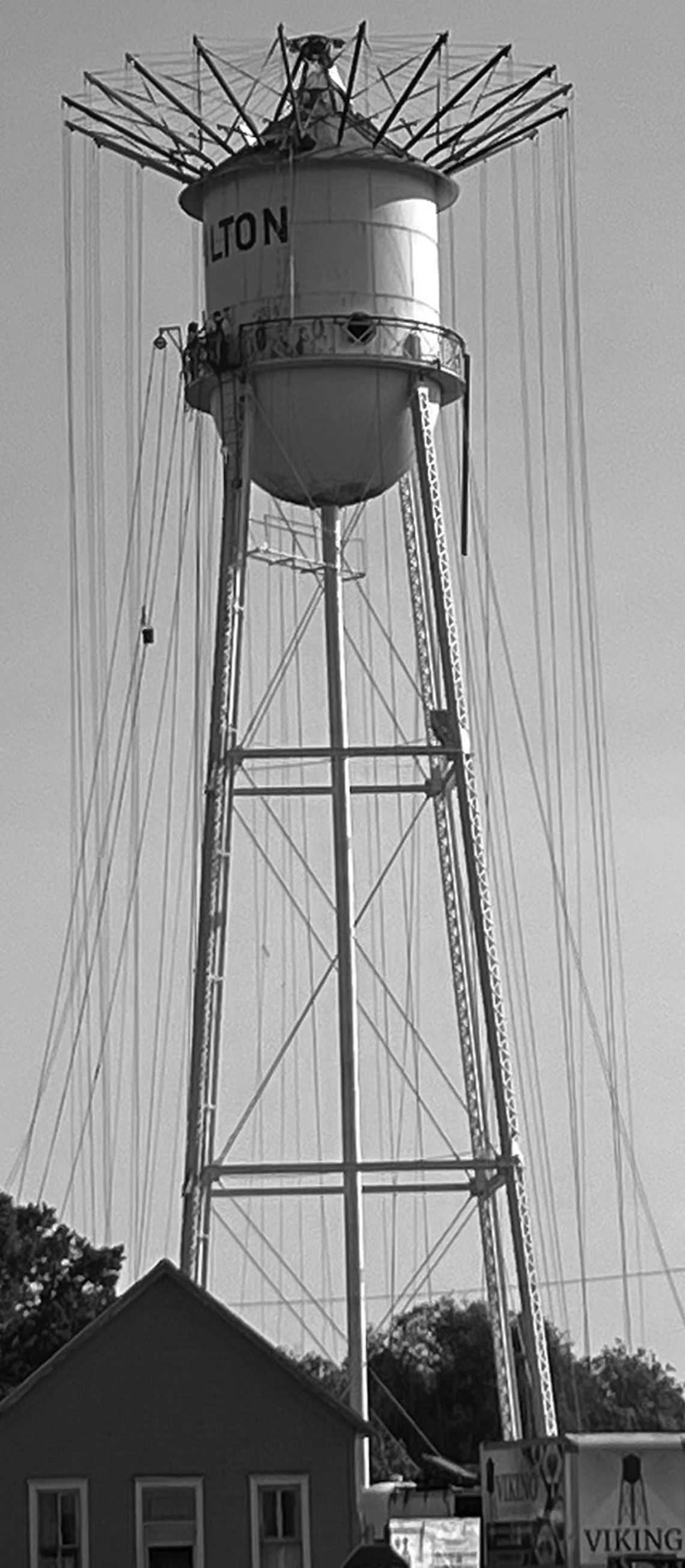 City Of Hamilton Water Tower Renovation Slated To Be Completed Mid-September City Of Hamilton Water Tower Renovation Slated To Be Completed Mid-September