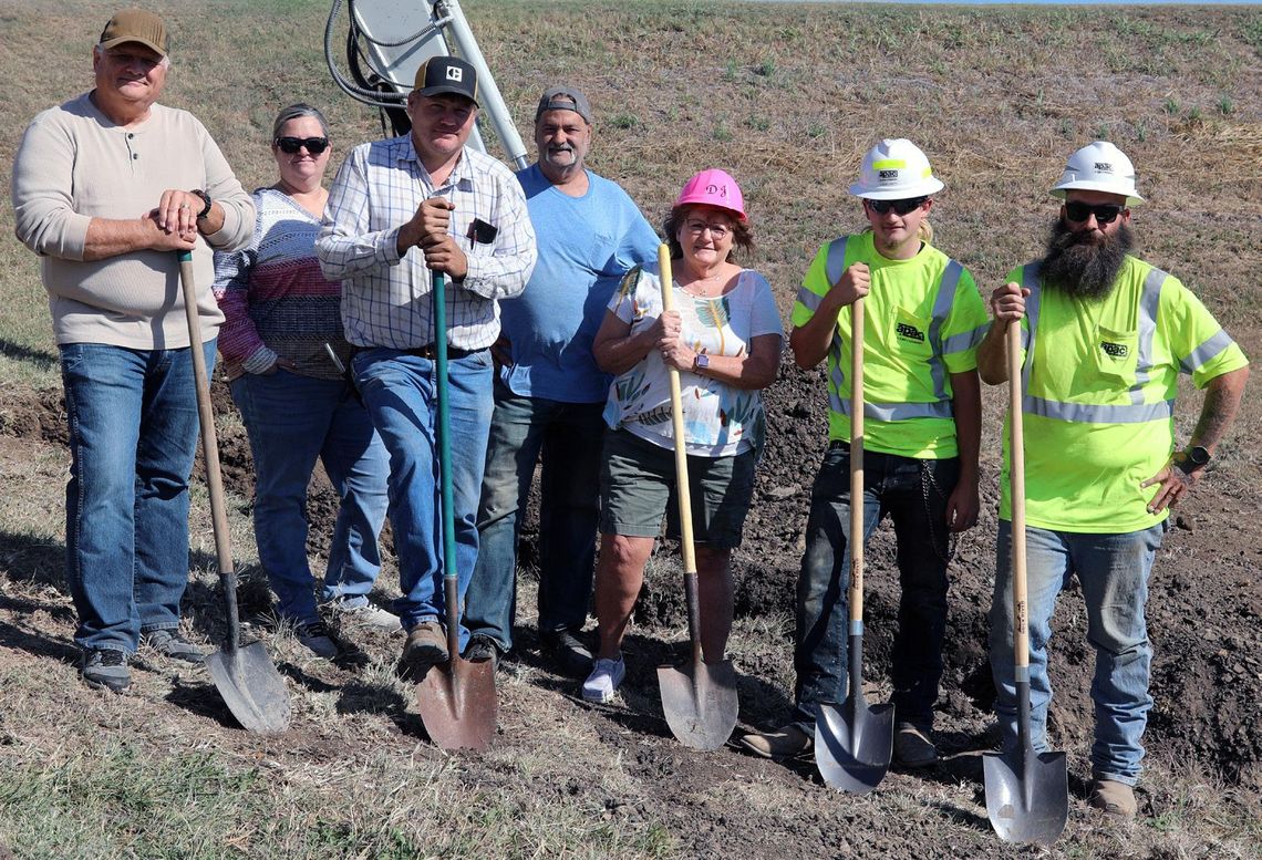 City Of Severy Broke Ground On New Water Plant Last Wednesday