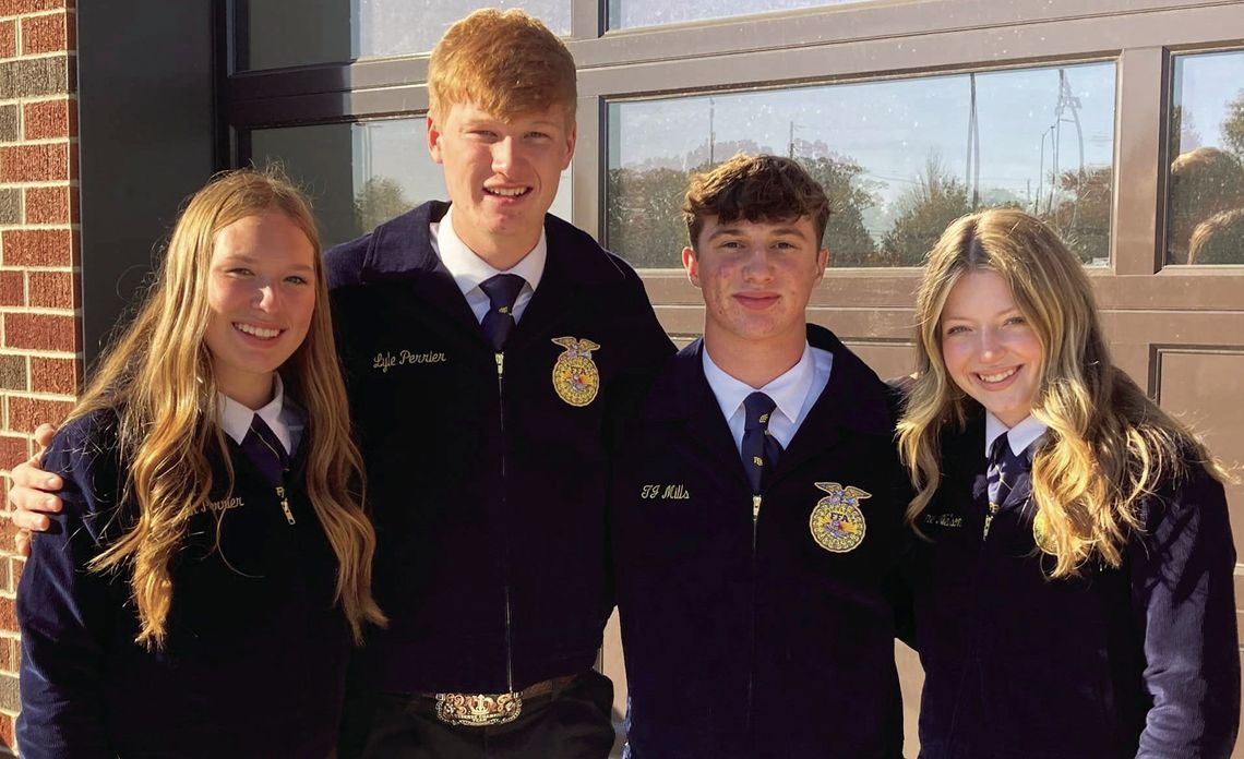 Eureka FFA Named National Livestock Evaluation CDE Team