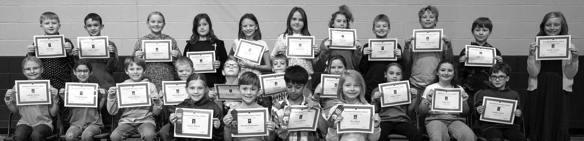 First Nine-Weeks Honor Rolls Announced For Marshall Elementary School