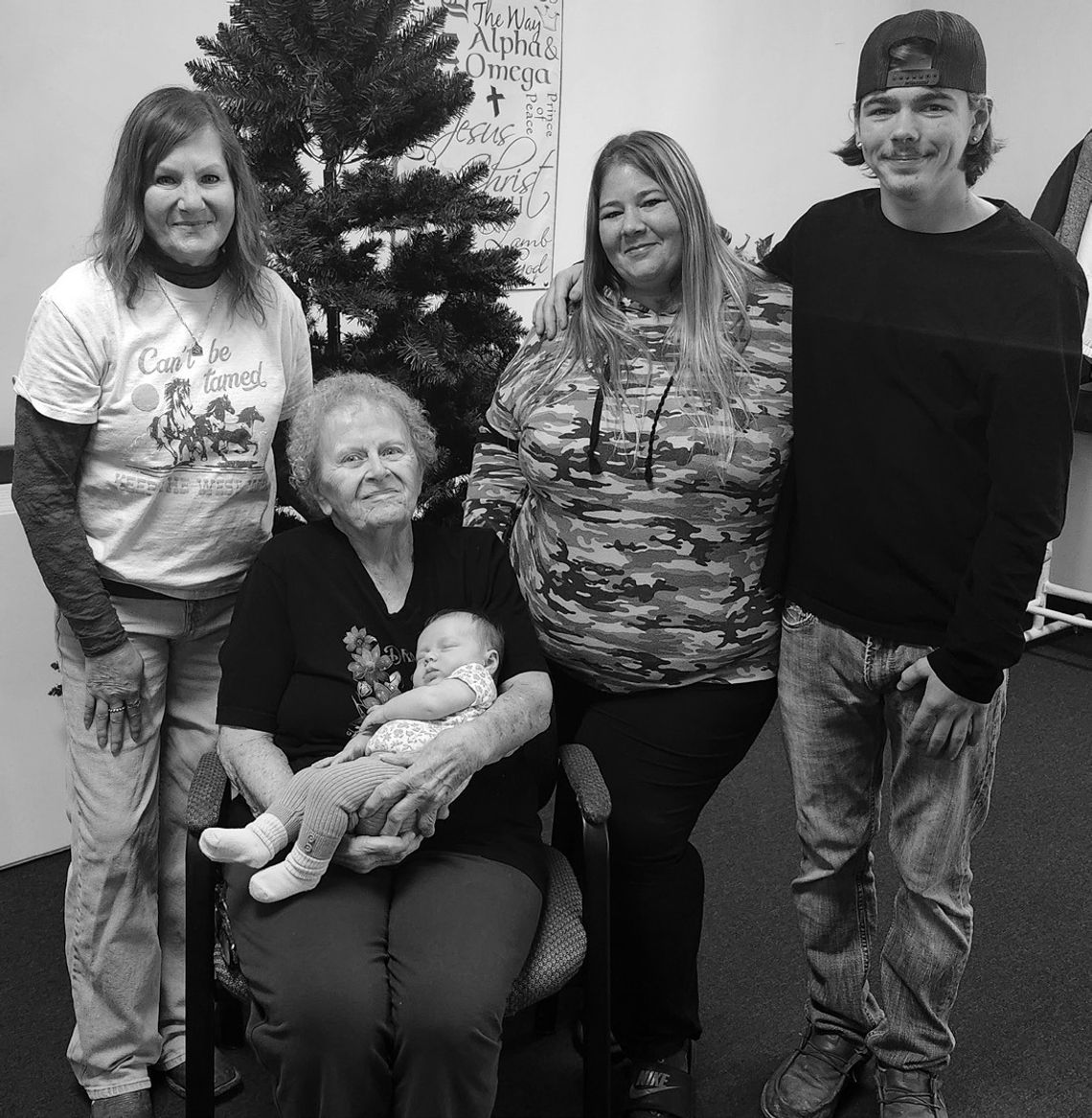 Five Generations Gathered Recently Five Generations Gathered Recently