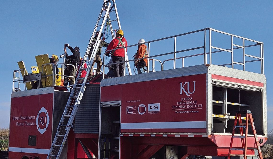 Grain Engulfment Rescue Training Held Over The Weekend