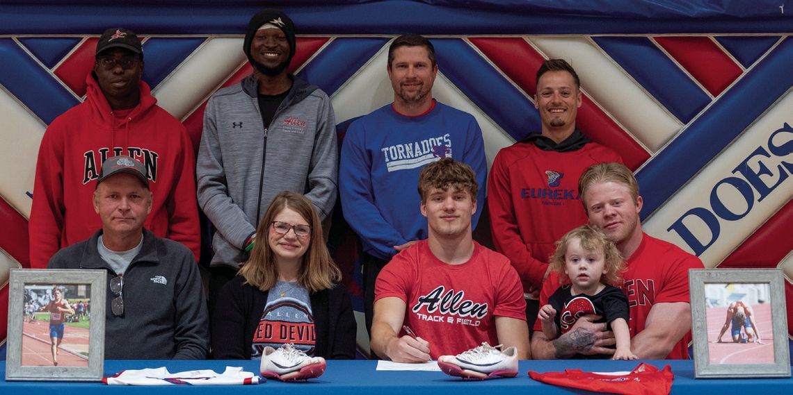 Hare Signed To Continue Track Career at Allen Community College
