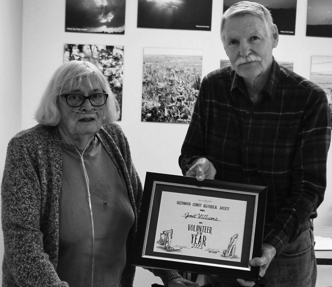 Historical Society Recognized 2023 Volunteer Of The Year