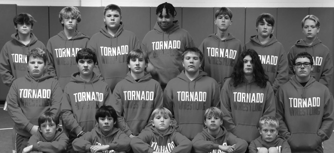 JH Tornado Wrestlers Battled At Burlington, Erie, Fredonia And Cherryvale • To Host Tournament This Thursday