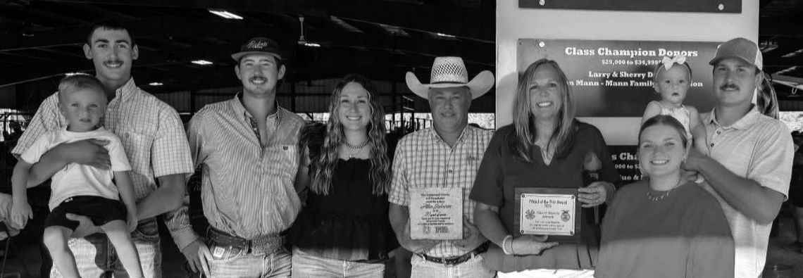 Johnsons Honored As “Friends Of The Fair” Prior To Annual Livestock Sale