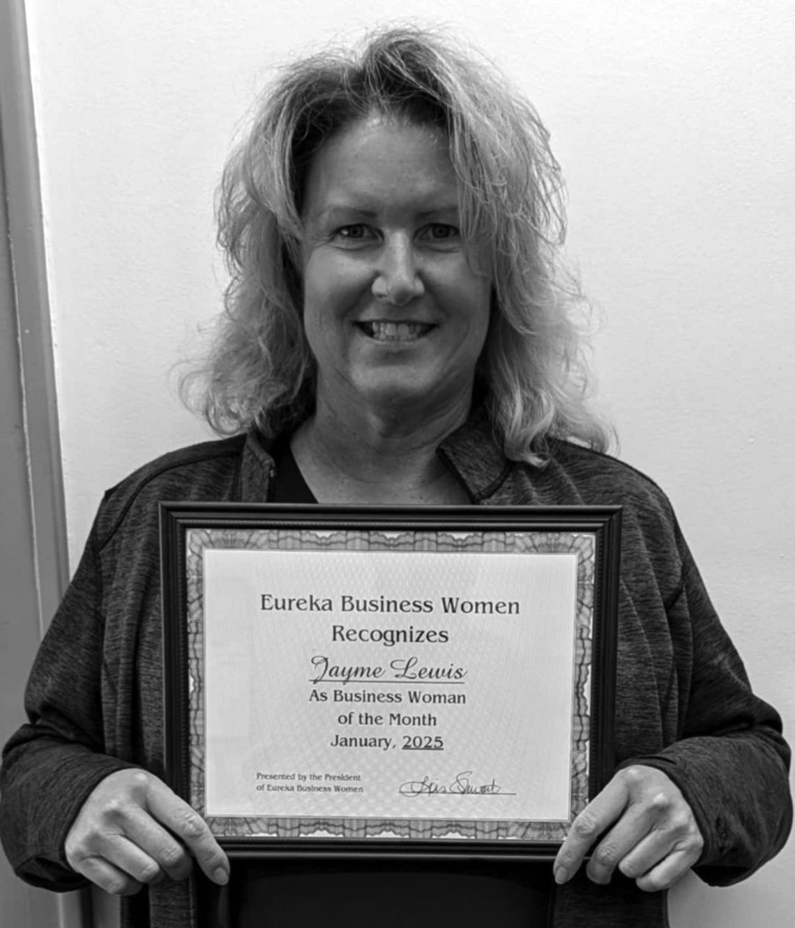 Named Business Woman Of The Month Named Business Woman Of The Month