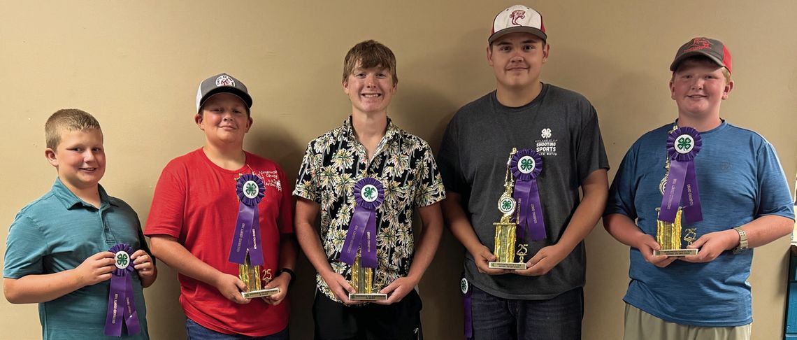 Received Top Honors In County Shooting Sports Events