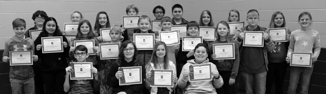 Second Nine-Weeks Honor Rolls Announced For Marshall Elementary School