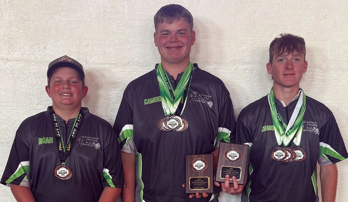 Two Team Plaques And Eight Individual Awards Claimed By Greenwood County 4-H Archers