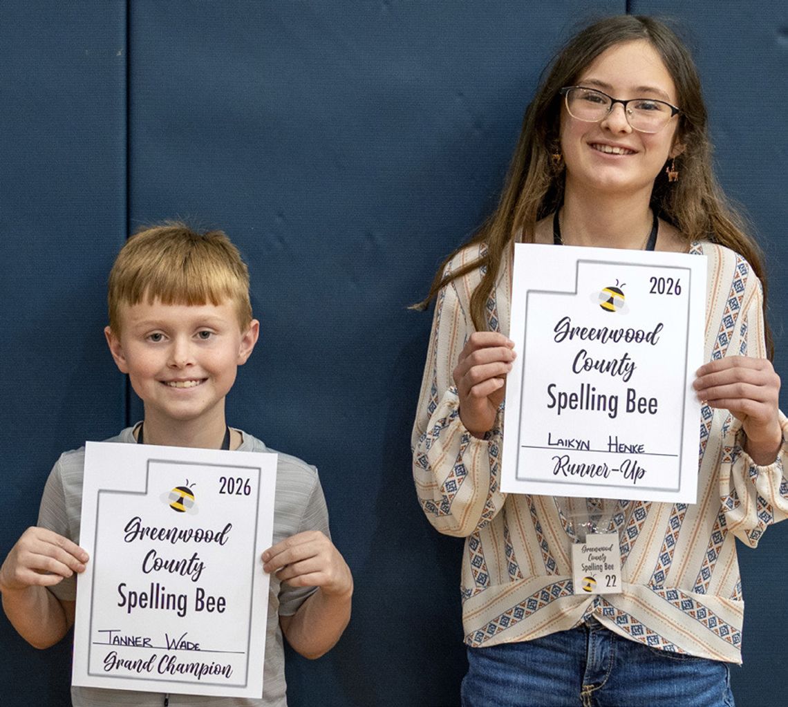 Wade Named County Spelling Bee Champion
