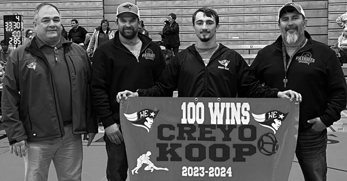 West Elk Junior Creyo Koop Picked Up 100th Win At Marion