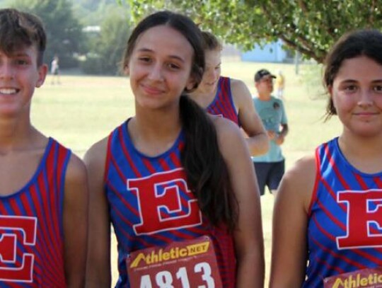 Eighth Grade Cross Country Runners