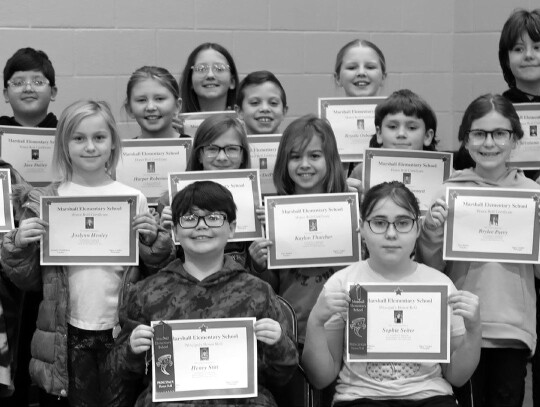 Fourth Grade Honor Roll Students