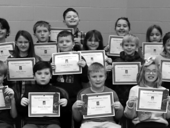 Third Grade Honor Roll Students