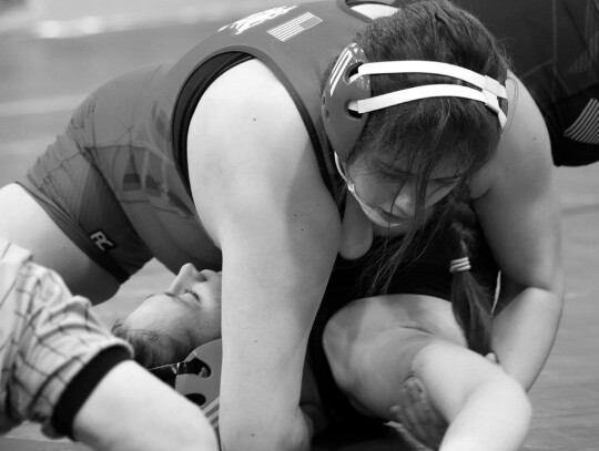 Harlie Owings Pins Her Opponent