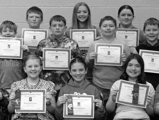 Fifth Grade Students Recognized For Academic Achievement