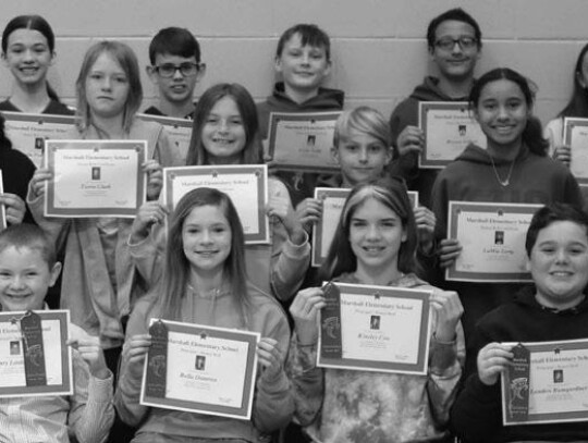 Sixth Grade Students Recognized For Academic Achievement